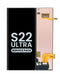 Reparación de pantalla sin marco original Samsung Galaxy S22 Ultra S908 OLED en Guatemala.