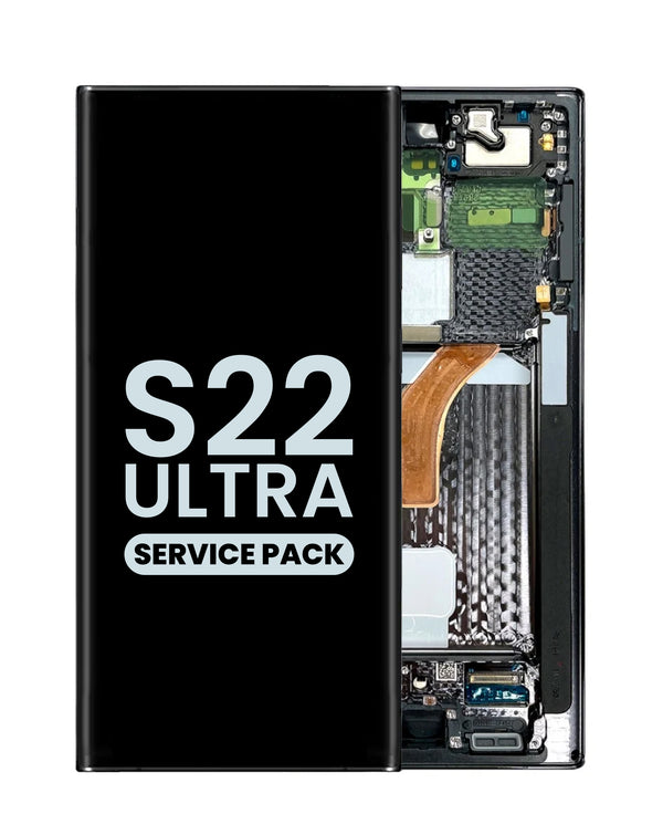 Reparación de pantalla original OLED con marco para Samsung Galaxy S22 Ultra en Guatemala.