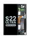 Reparación de pantalla original OLED con marco para Samsung Galaxy S22 Ultra en Guatemala.
