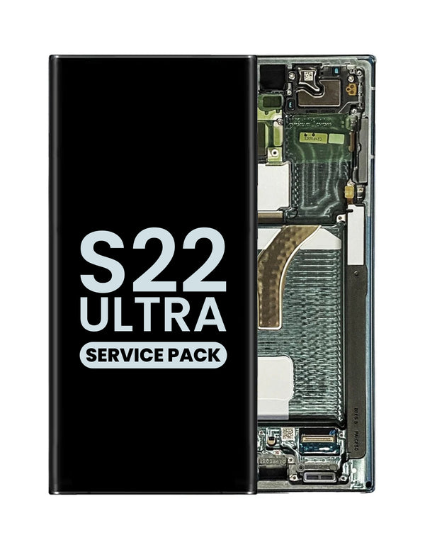 Reparación de pantalla con marco original OLED para Samsung Galaxy S22 Ultra en Guatemala.