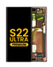 Reparación de pantalla OLED para Galaxy S22 Ultra en Guatemala, disponible en color burgundy.