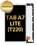Reparación de pantalla Samsung Galaxy Tab A7 Lite 8.7 en Guatemala, disponible en versión premium y color blanco, para mayoristas y talleres de reparación.