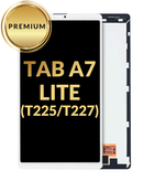 Reparación de pantalla sin marco para Galaxy Tab A7 Lite en Guatemala, disponibilidad en color blanco, versión 4G y calidad premium.