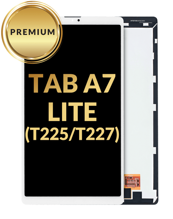 Reparación de pantalla sin marco para Galaxy Tab A7 Lite en Guatemala, disponibilidad en color blanco, versión 4G y calidad premium.