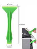 Herramienta de aislamiento de batería de plástico BajoPPLCD para reparación de celular, en color azul.