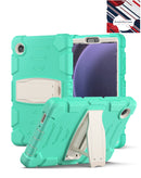 Encuentra la mejor funda para tu Galaxy Tab A9 Plus 2023 en Guatemala en varios colores, incluyendo mint green.