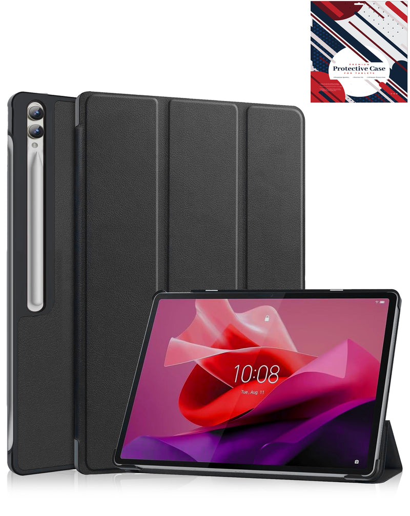 Protege tu Galaxy Tab S10 Ultra, S9 Ultra o S8 Ultra con esta funda inteligente a prueba de golpes en color negro en Guatemala.