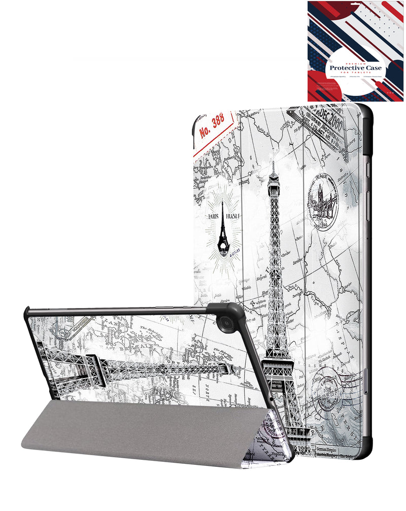 Protege tu Samsung Galaxy Tab S6 Lite 10.4 con estilo old school con diseño de la Torre Eiffel en Guatemala.