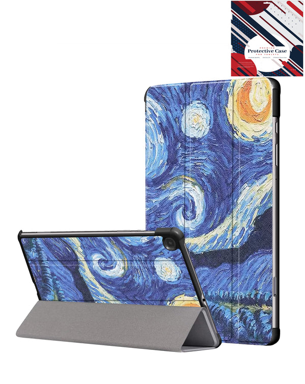 Encuentra la funda de diseño para Notebook Samsung Galaxy Tab S6 Lite 10.4 con estampado "Starry Night" en tiendas de accesorios para tablets en Guatemala.