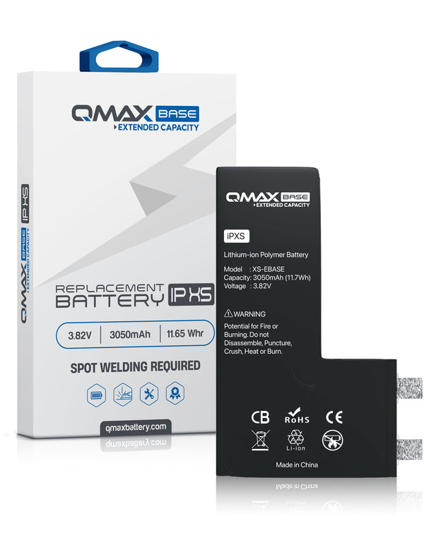 Compre batería extendida de 3050 mAH para iPhone XS con spot weld en Guatemala.