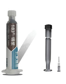 Encuentra jeringas de flux YCS (183C) para soldadura en Guatemala, venta al por mayor de accesorios y pasta de soldar.