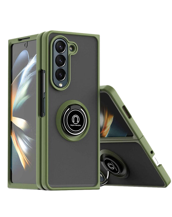 Protege tu Galaxy Z Fold 6 con una funda colorida de PC y TPU en Guatemala.