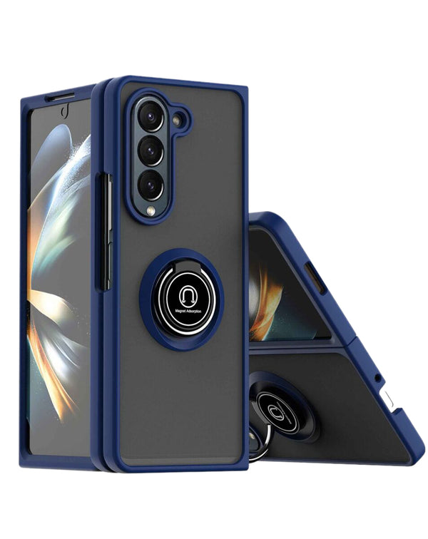 Encuentra la mejor funda Galaxy Z Fold 6 en Guatemala con borde colorido y I-ring Holder en SlowBack, mayorista de accesorios.