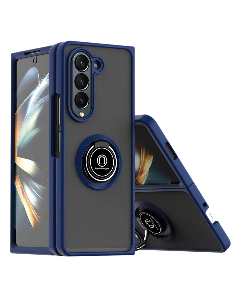 Encuentra la mejor funda Galaxy Z Fold 6 en Guatemala con borde colorido y I-ring Holder en SlowBack, mayorista de accesorios.