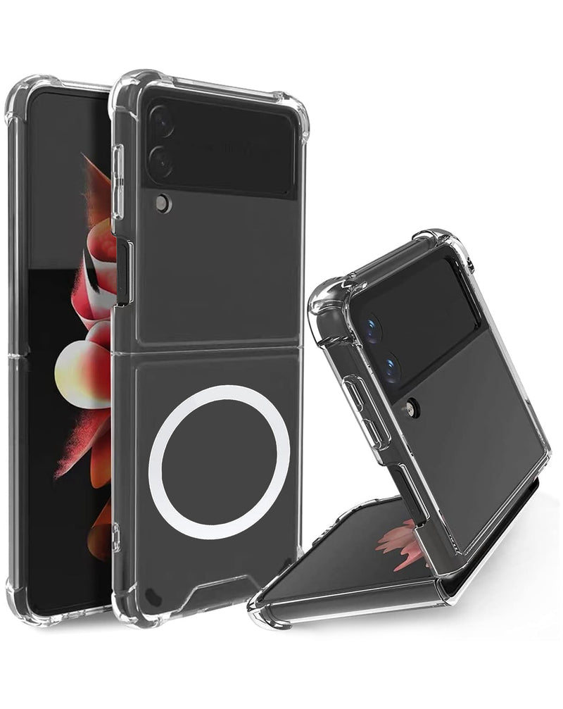 Case de carga inalambrica Galaxy Z Flip 3 CLEAR (Full Bottom Close)