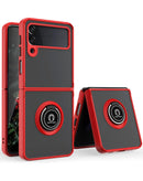 Encuentra la funda roja para Samsung Galaxy Z Flip 3 con I-ring holder en Guatemala para proteger tu dispositivo con estilo.