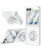 Encuentra la mejor funda trasera rígida para Samsung Galaxy Z Flip 6 con soporte para anillo en Guatemala.