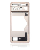 Chasis medio Google Pixel 6 Pro Sorta Sunny, armazón dorado para reparación y cambio de housing.