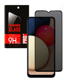 Protector de privacidad de vidrio templado para Samsung Galaxy A02s disponible en Guatemala.