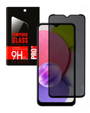Protector de pantalla de vidrio templado privacy para Galaxy A03s en Guatemala.