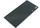 Tapa trasera de vidrio original negra para Sony Xperia Z3 (modelos D6603, D6653), repuesto de back cover.