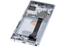 Pantalla OLED Mystic White para Samsung Galaxy Note 20 Ultra 5G con marco, 120Hz, repuesto de display.