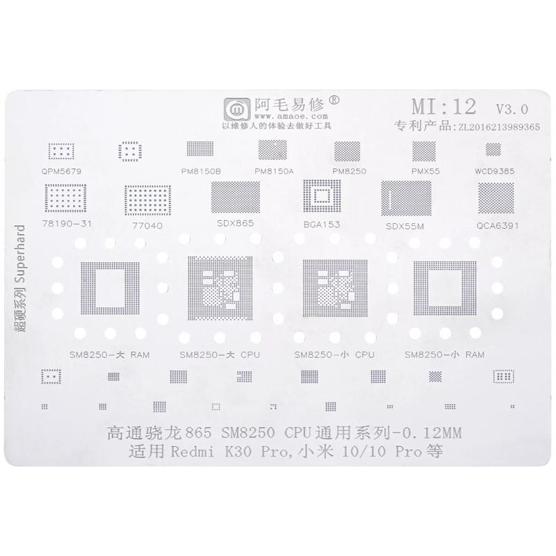 Reparación de CPU SM8250 para Xiaomi 10 Pro y Redmi K30 Pro en Guatemala.
