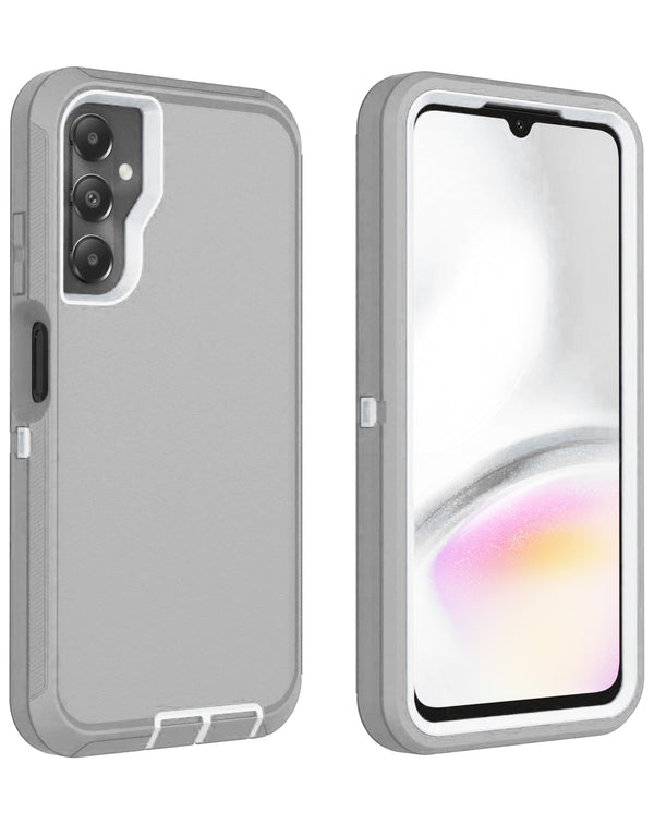 Funda heavy duty Samsung Galaxy A05S (GRAY & WHITE)