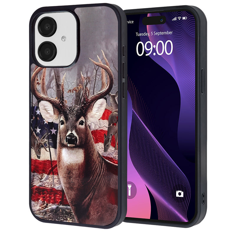 Carcasa de placa de aluminio impresa con la bandera de Estados Unidos para Galaxy A06 en Guatemala.