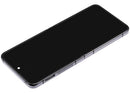 Pantalla OLED interna gris con marco para Samsung Galaxy Z Flip 5 (F731), repuesto para reparación display roto.