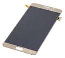 Pantalla Samsung Galaxy Note 5 Gold Platinum usada, LCD y display N920, ideal para reparación de pantalla rota.