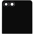 Pantalla OLED externa negra refurbished para Samsung Galaxy Z Flip 7 5G, ideal para reparación de display roto.