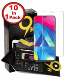 Protege la pantalla de tu Galaxy A10 (A105) con este vidrio templado transparente en pack de 10, ideal para mayoristas en Guatemala.