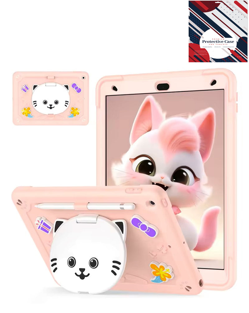 Encuentra la mejor funda antimpacto con soporte y ranura para lápiz en Guatemala para tu iPad Air 11 modelo 2024 en color Rose Pink.