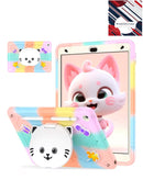 Funda antigolpes con soporte y ranura para lápiz para iPad Air 11 2024 en Guatemala, disponible en color rosa, ideal para proteger tu dispositivo.