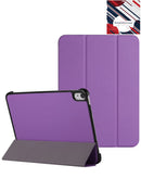 Protege tu iPad con una funda inteligente a prueba de golpes en Guatemala, disponible en color morado y con soporte integrado.