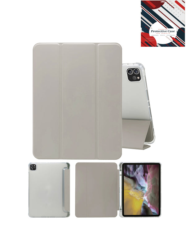 Compra el soporte PU inteligente con portabolígrafo en Guatemala para iPad Air 13, Pro 12.9 en SlowBack.