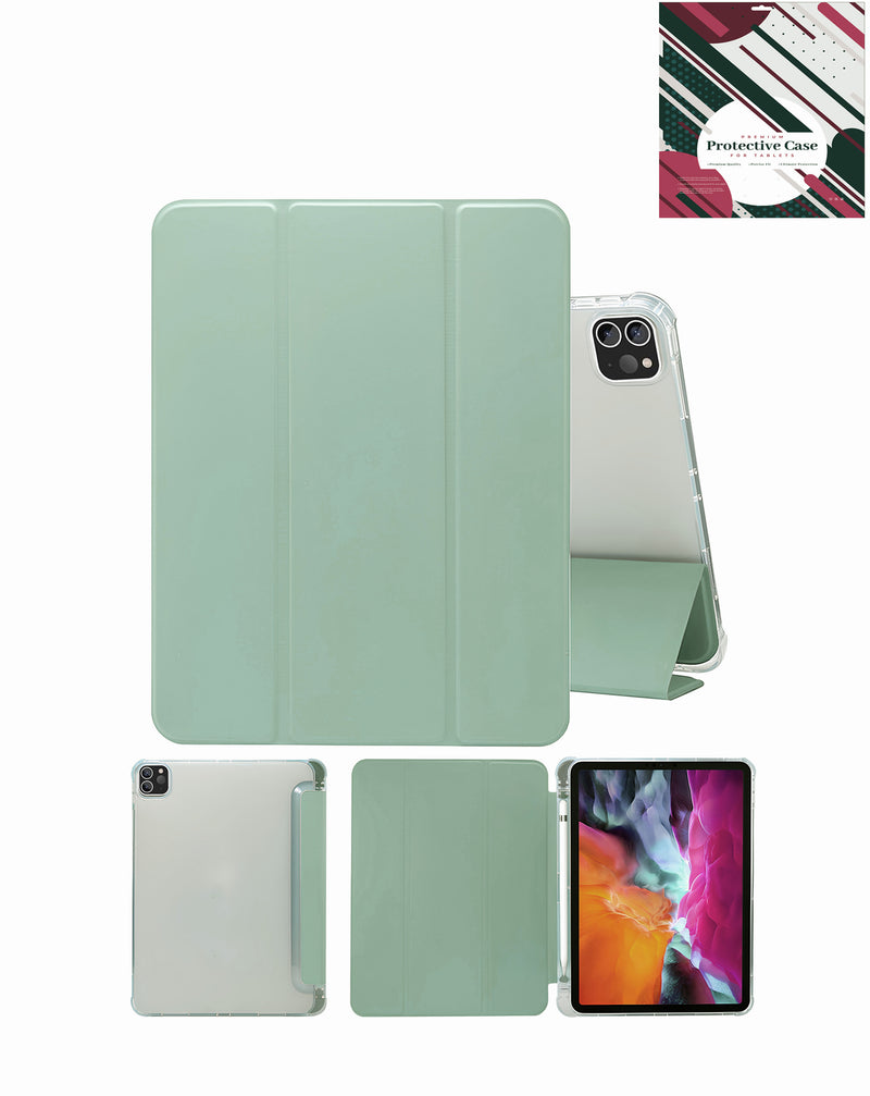 Soporte PU inteligente con porta lápiz para iPad Air 13 2024 / Pro 12.9 (3rd / 4th / 5th / 6th) en Guatemala.