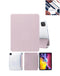 Complementa tu iPad Air 13 2024 / Pro 12.9 (3th / 4th / 5th / 6th) con un elegante soporte PU inteligente con portabolígrafo en Guatemala.