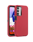 Estuche resistente Samsung Galaxy A14 4G/5G (Rojo y Negro)