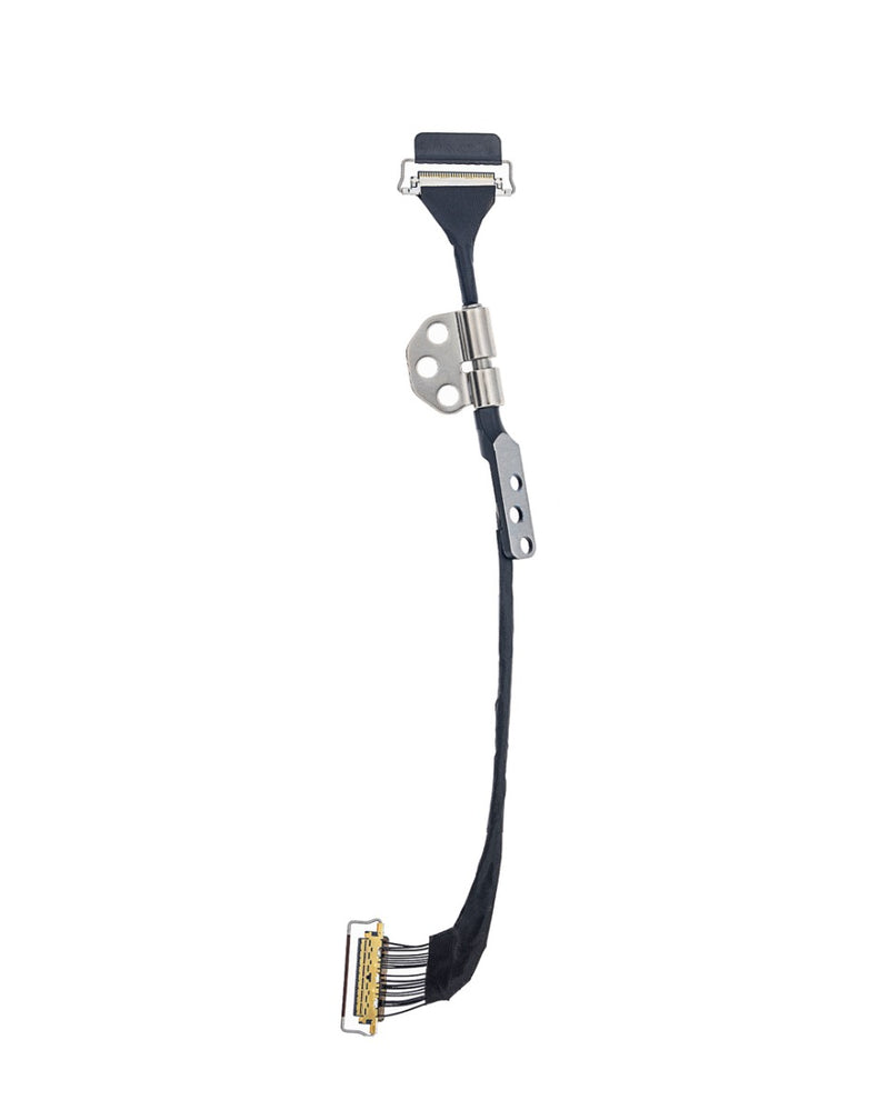 Encuentra el Cable LVDS con bisagra izquierda para MacBook Air 13 en Guatemala, ideal para reparaciones de computadoras en talleres especializados.
