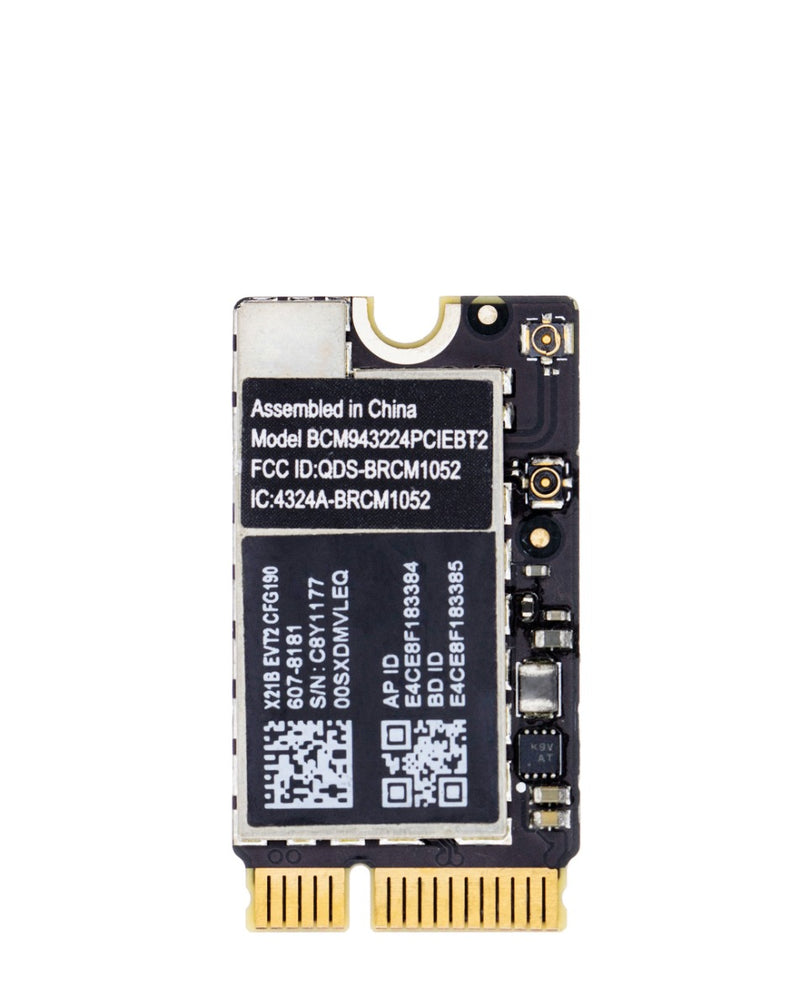 Encuentra tarjetas de red wifi para MacBook Air en Guatemala en nuestro stock de componentes Apple para reparaciones.