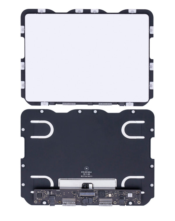 Reparación de Trackpad para MacBook Pro 13 Retina A1502 del 2015 en Guatemala, con etiquetas de calidad como BajoPPLCD y Reparación MacBook.