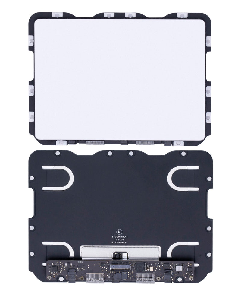 Reparación de Trackpad para MacBook Pro 13 Retina A1502 del 2015 en Guatemala, con etiquetas de calidad como BajoPPLCD y Reparación MacBook.