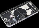 Tapa trasera usada iPhone 14 Pro A2659 con marco chasis, flex y puerto de carga.