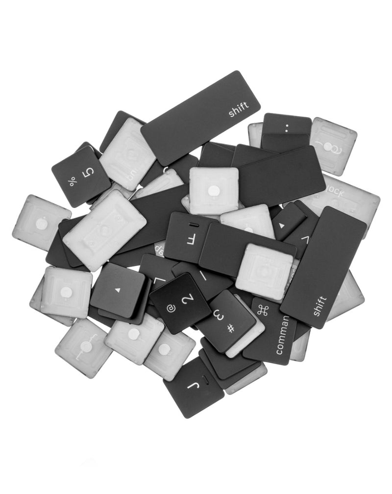 Encuentra keycaps US para MacBook Pro 15/13 (A1706/A1707/A1708) en Guatemala con BajoPPLCD, ideal para reparaciones y talleres autorizados de Apple.