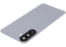 Tapa trasera gris de repuesto para Samsung Galaxy A17 4G/5G, con lente de cámara integrada.
