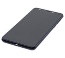 Pantalla LCD y marco Midnight Black para Asus ZenFone 5Q/5 Lite (ZC600KL/X017DA) refurbished, lista para reparación.