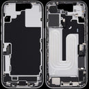 Tapa intermedia blanca con puerto de carga y piezas pequeñas para iPhone 17 (A3280, A3281) refurbished.
