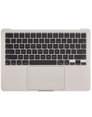 Encuentra la tapa superior con teclado US y touchpad para MacBook Air 13 (A2681 / Mid 2022) en Guatemala, ideal para reparaciones de MacBook.